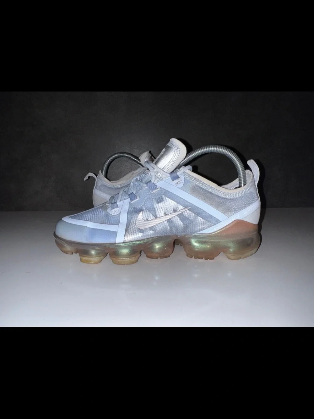 Nike Air VaporMax Indigo Fog Pure Platinum Blue AJ2617-001 Wmns 8.5 / 7Y shoes